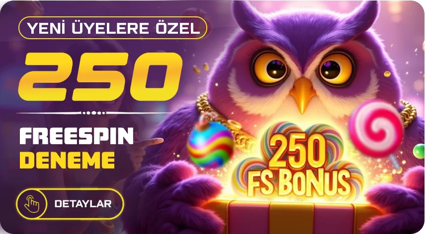 Bugibet 250 TL Freespin Deneme Bonusu